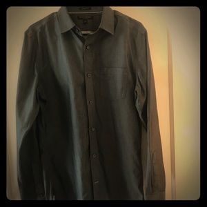 Dark Gray Banana Republic Button Down